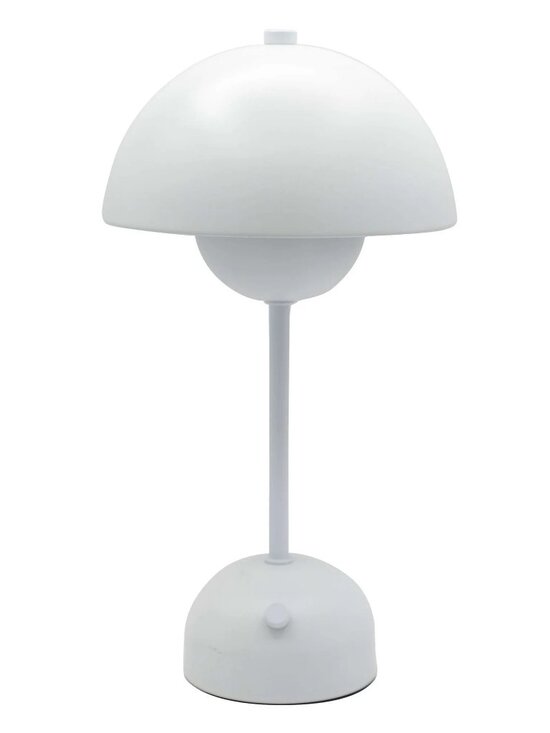 Other - Rechargeable Portable White Dome Touch Lamp w/ Multiple Light Settings & Dimmer